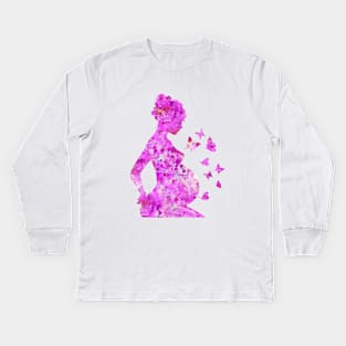 Pregnancy Kids Long Sleeve T-Shirt